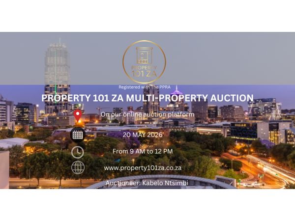 Multi-property auction: Property 101 ZA